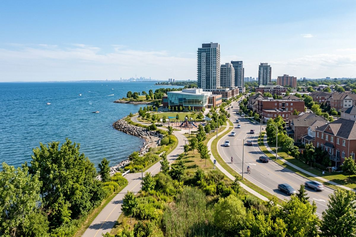 Ajax, Ontario streetscape