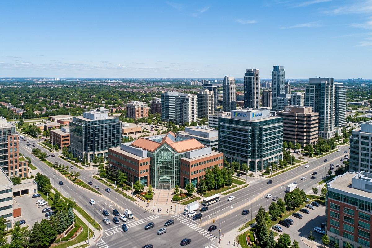 Markham, Ontario streetscape