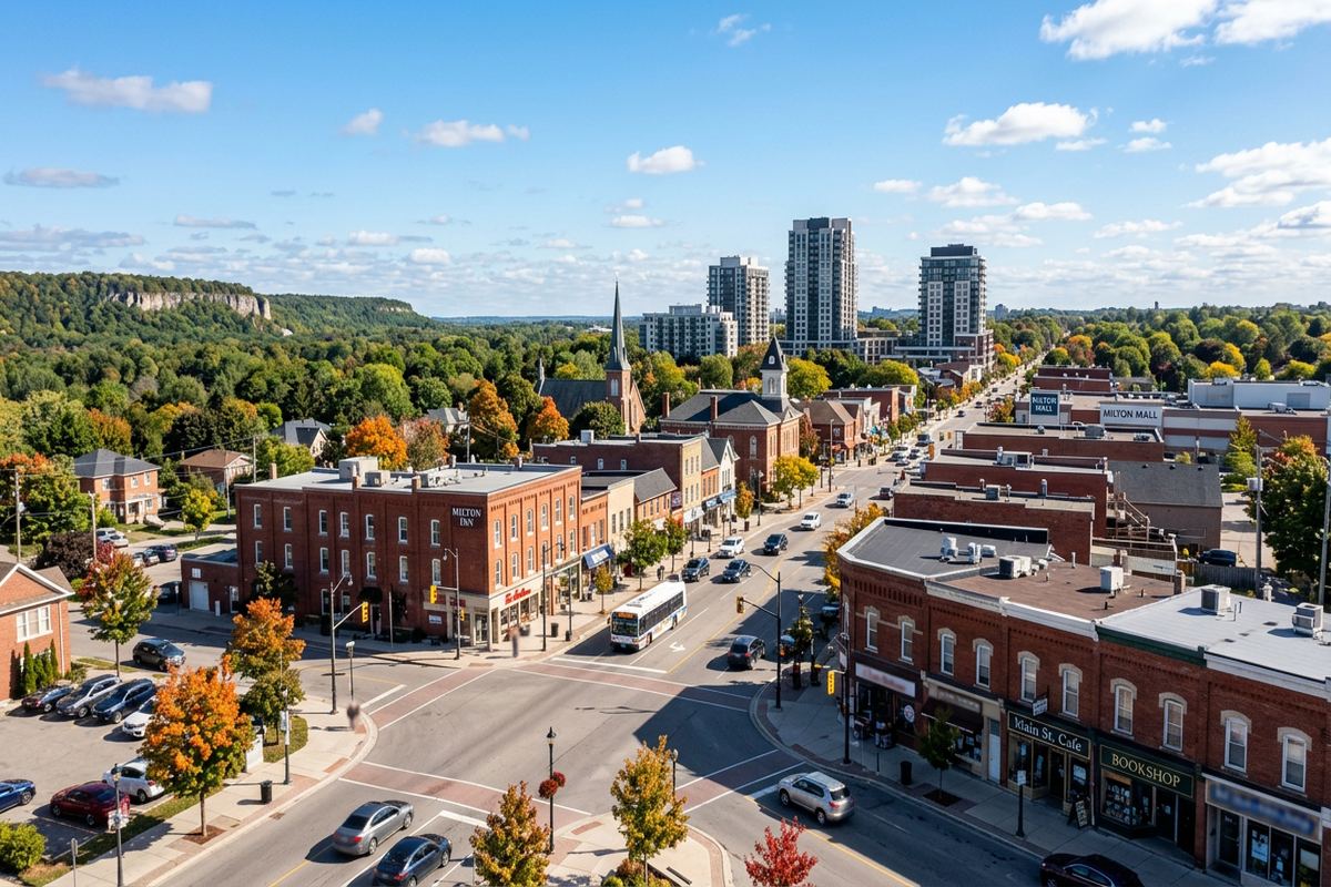 Milton, Ontario streetscape