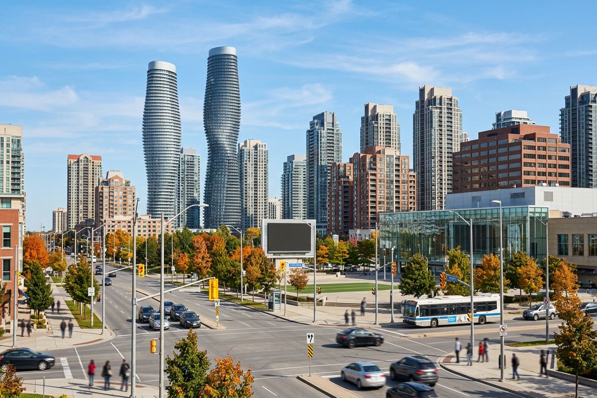 Mississauga, Ontario streetscape