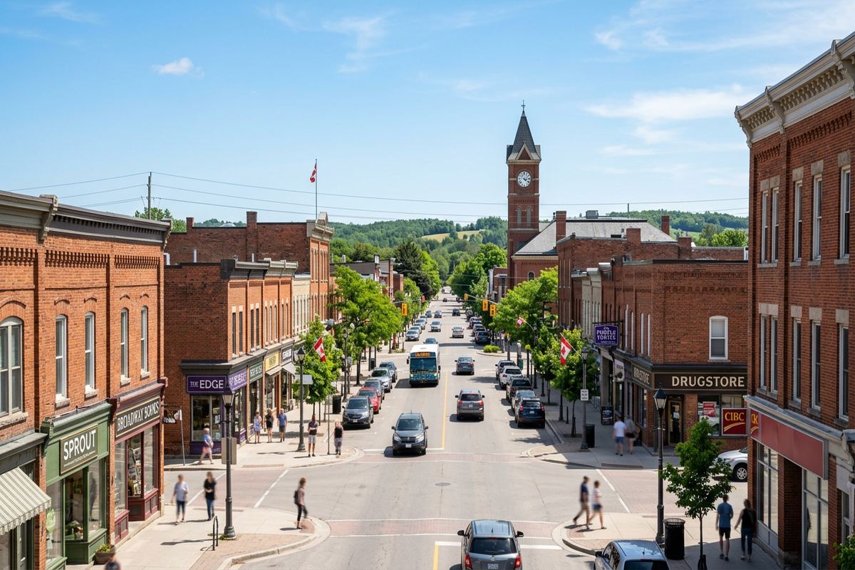 Orangeville, Ontario streetscape