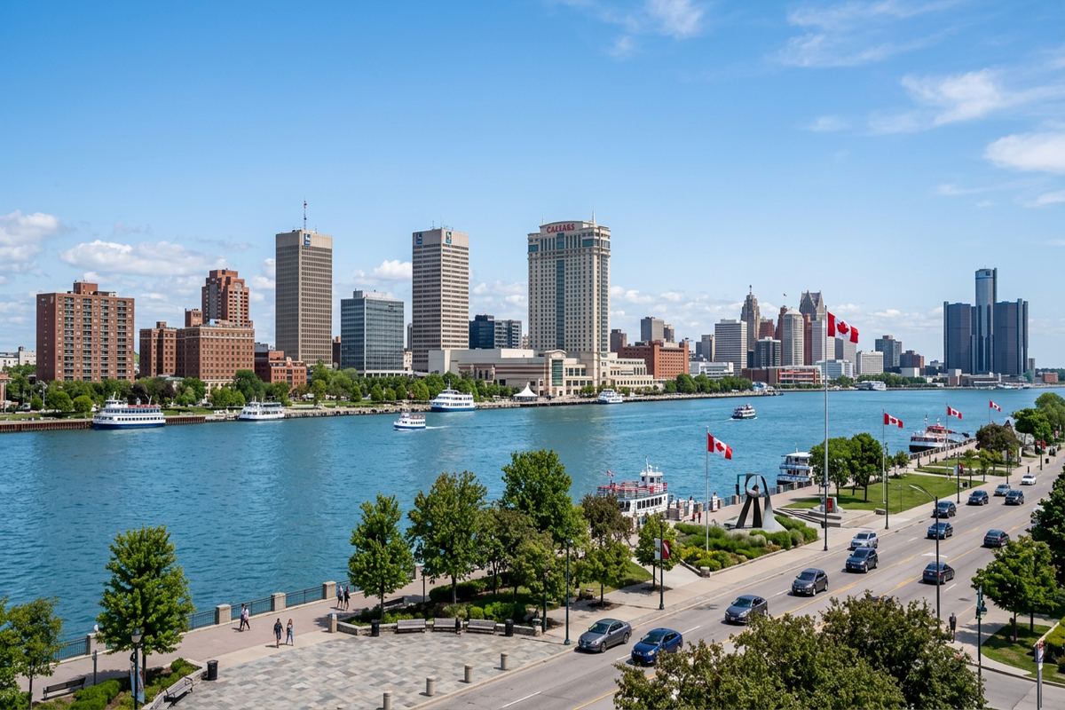 Windsor, Ontario streetscape